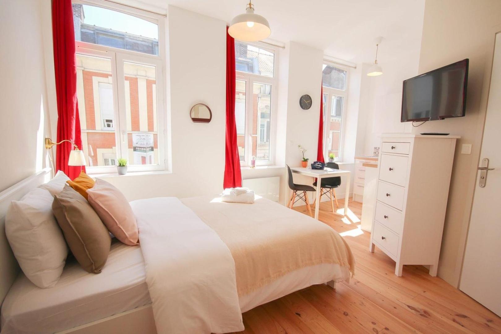 Lille Centre- Nice And Bright Equipped Studio Exterior foto